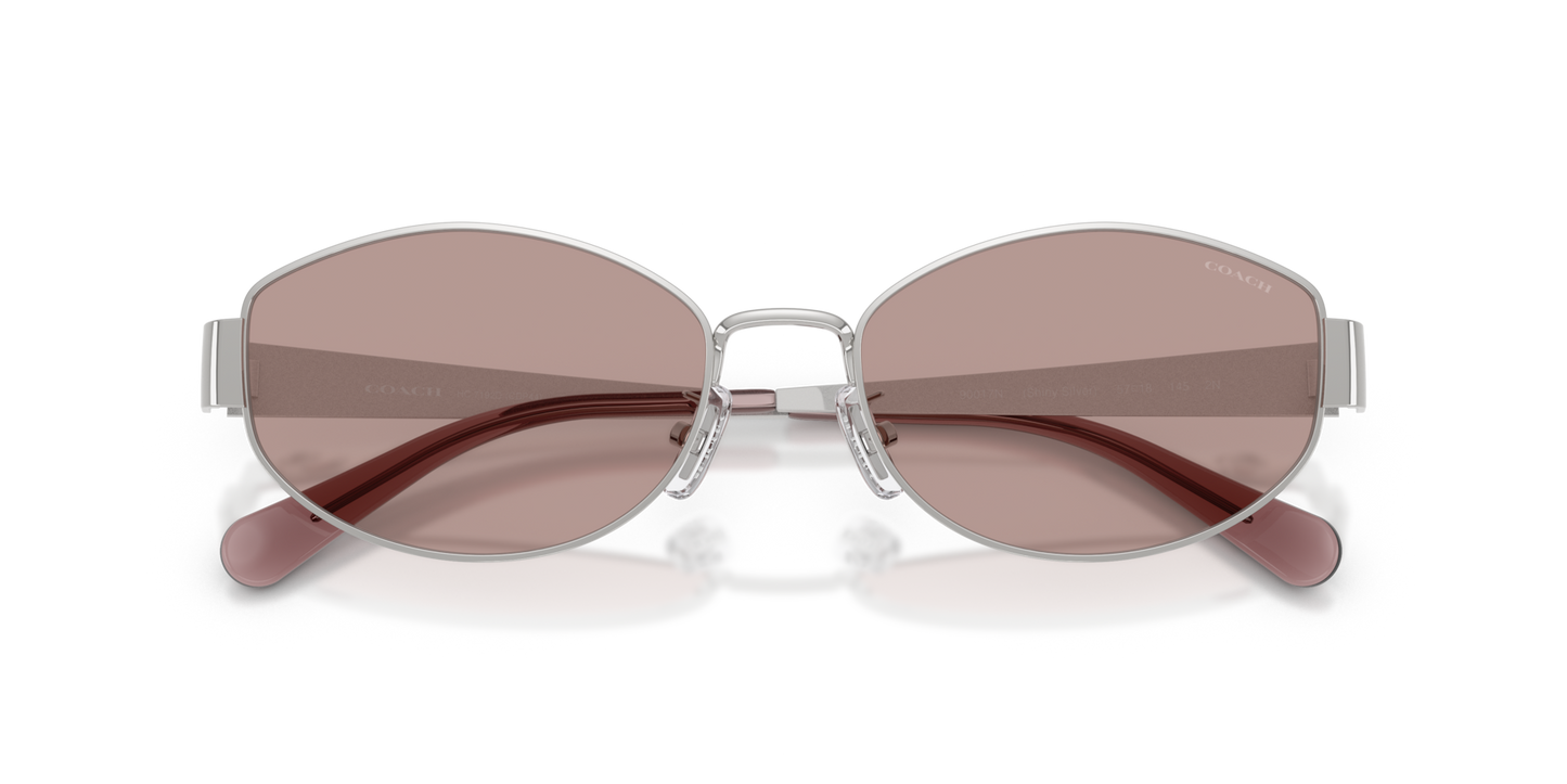 Coach HC7192D CDP44 Geometric Sunglasses - Shiny Gold