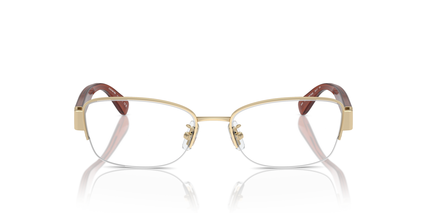 Coach HC5168 Rectangle Eyeglasses - Shiny Light Gold