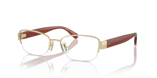 Coach HC5168 Rectangle Eyeglasses - Shiny Light Gold