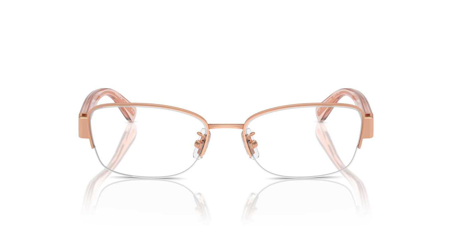 Coach HC5168 Rectangle Eyeglasses - Shiny Rose Gold