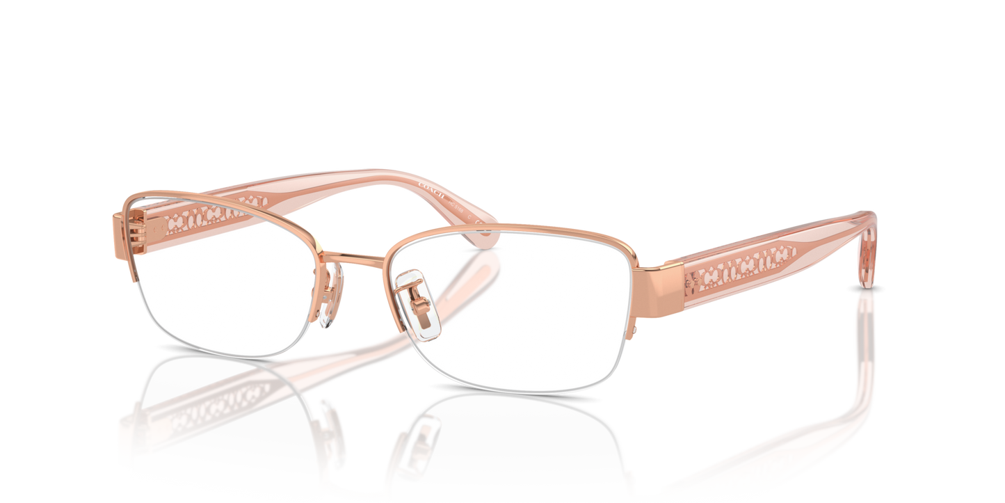 Coach HC5168 Rectangle Eyeglasses - Shiny Light Gold