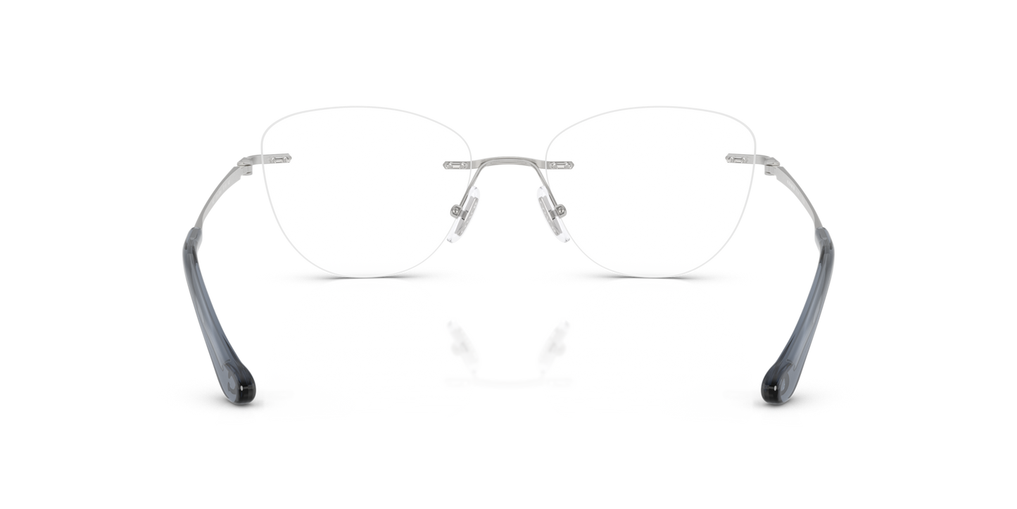 Coach HC5185 Cat Eye Eyeglasses - Shiny Silver