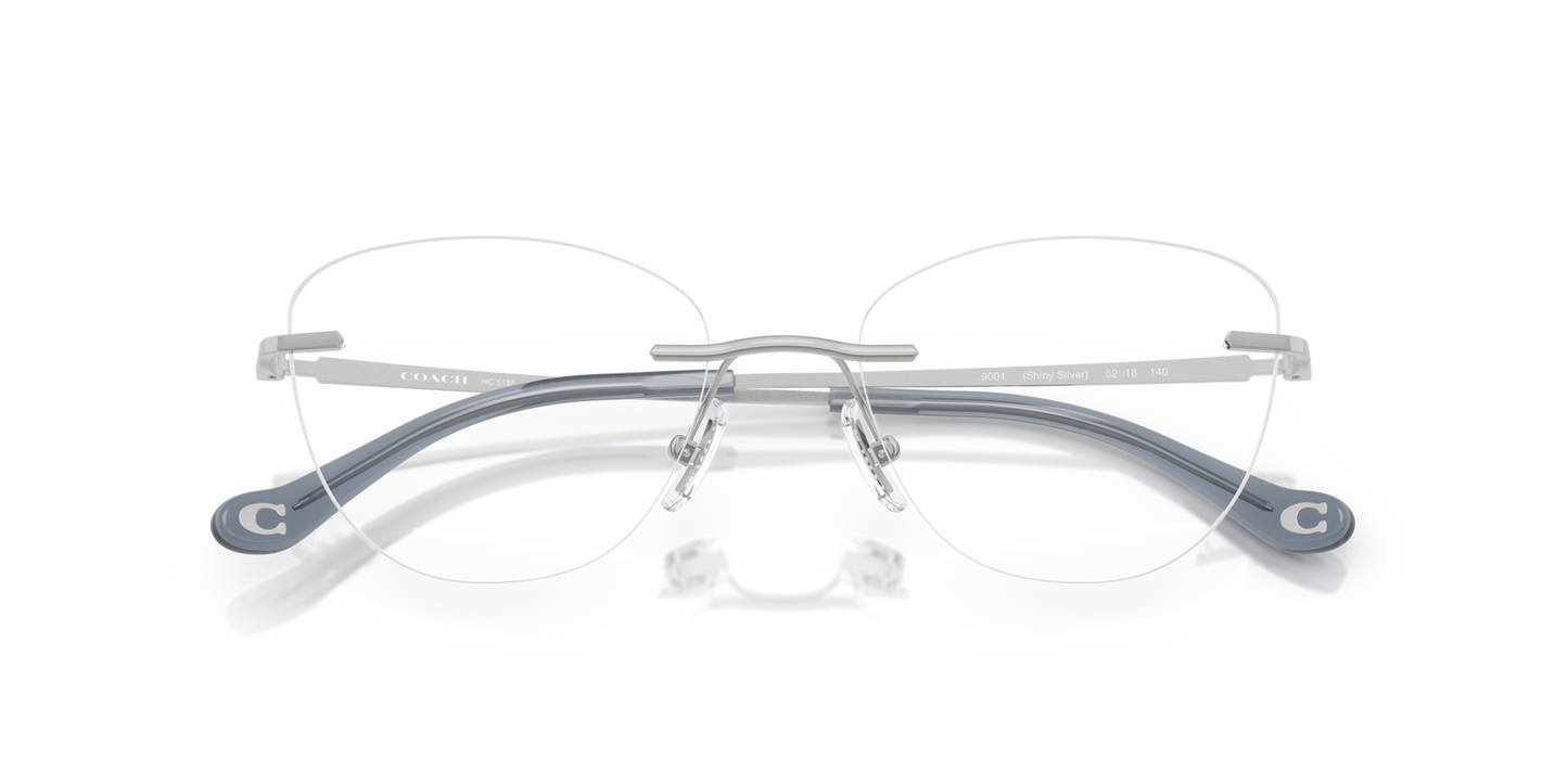 Coach HC5185 Cat Eye Eyeglasses - Shiny Rose Gold