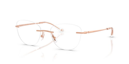 Coach HC5185 Cat Eye Eyeglasses - Shiny Rose Gold