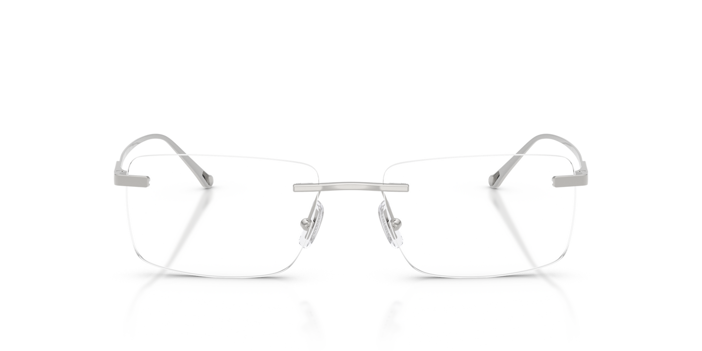 Coach HC5196TD Rectangle Eyeglasses - Shiny Silver