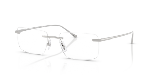 Coach HC5196TD Rectangle Eyeglasses - Shiny Silver