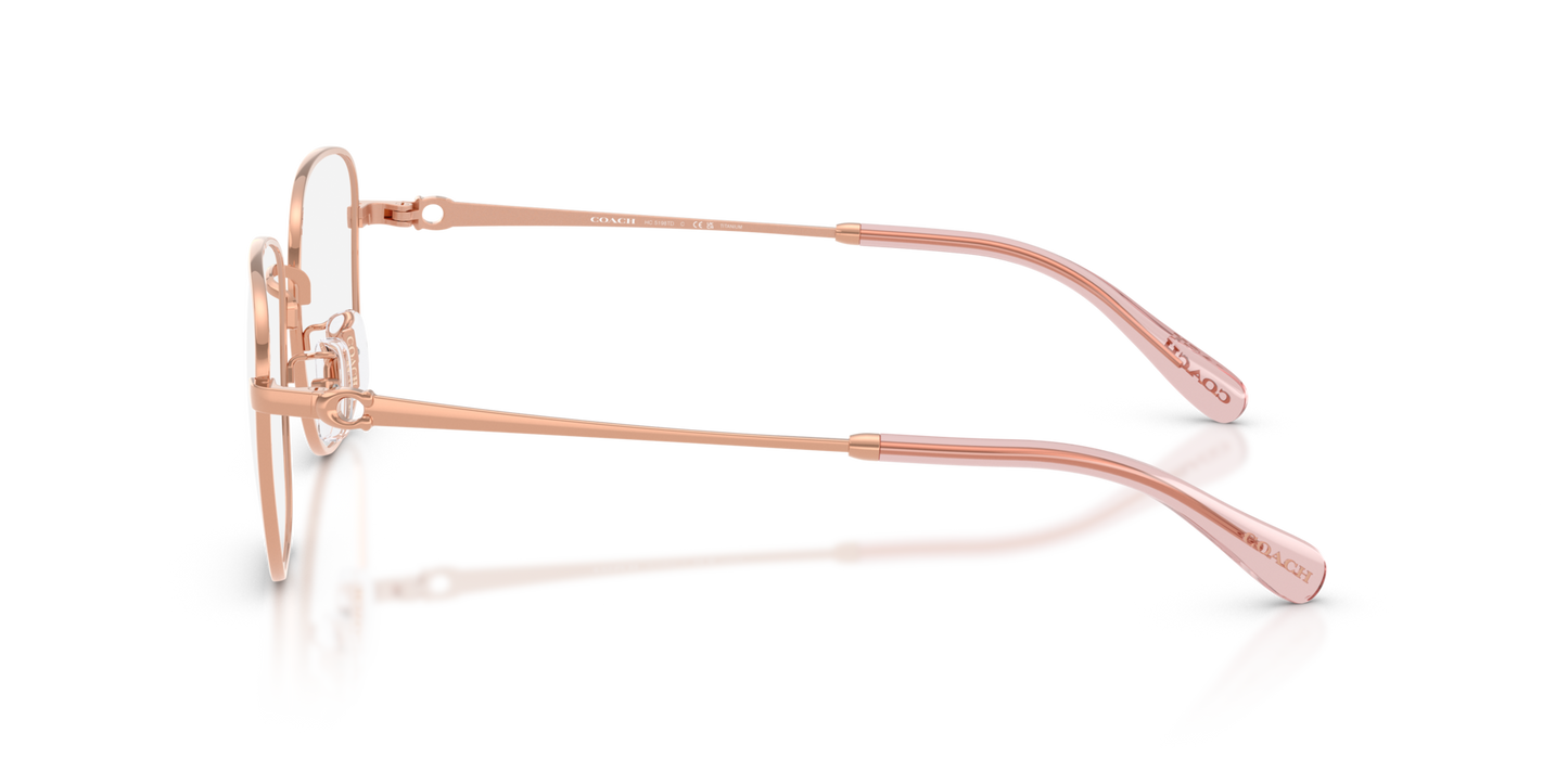 Coach HC5198TD Square Eyeglasses - Shiny Light Gold