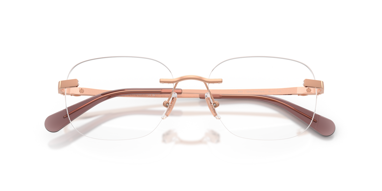 Coach HC5206D Geometric Eyeglasses - Shiny Rose Gold
