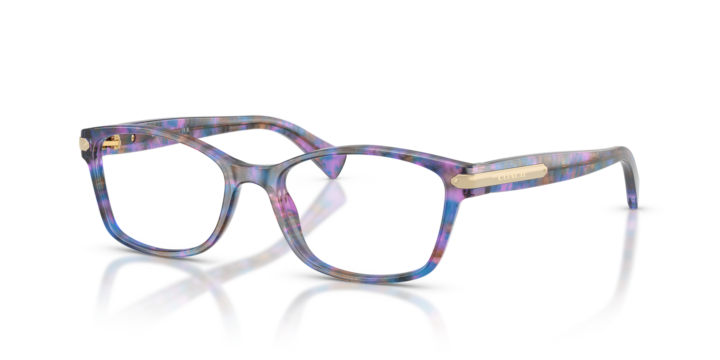 Coach HC6065 Rectangle Eyeglasses - Dark Tortoise