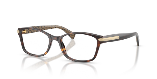 Coach HC6065 Rectangle Eyeglasses - Dark Tortoise