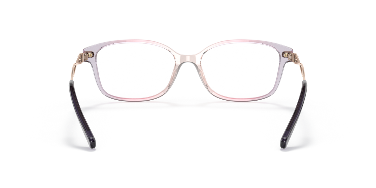 Coach HC6172 Rectangle Eyeglasses - Transparent Dusty Rose