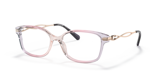 Coach HC6172 Rectangle Eyeglasses - Gradient Transparent Violet
