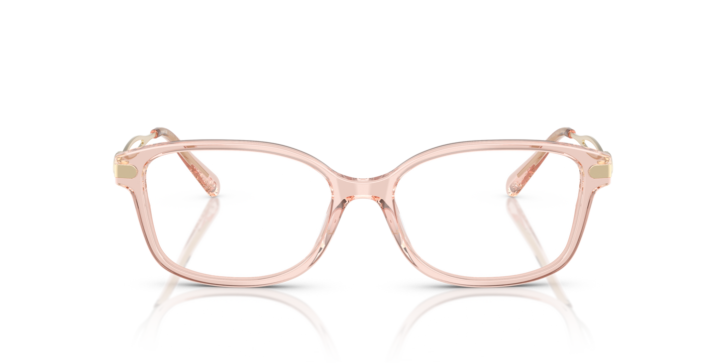 Coach HC6172 Rectangle Eyeglasses - Transparent Dusty Rose