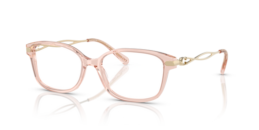 Coach HC6172 Rectangle Eyeglasses - Transparent Dusty Rose