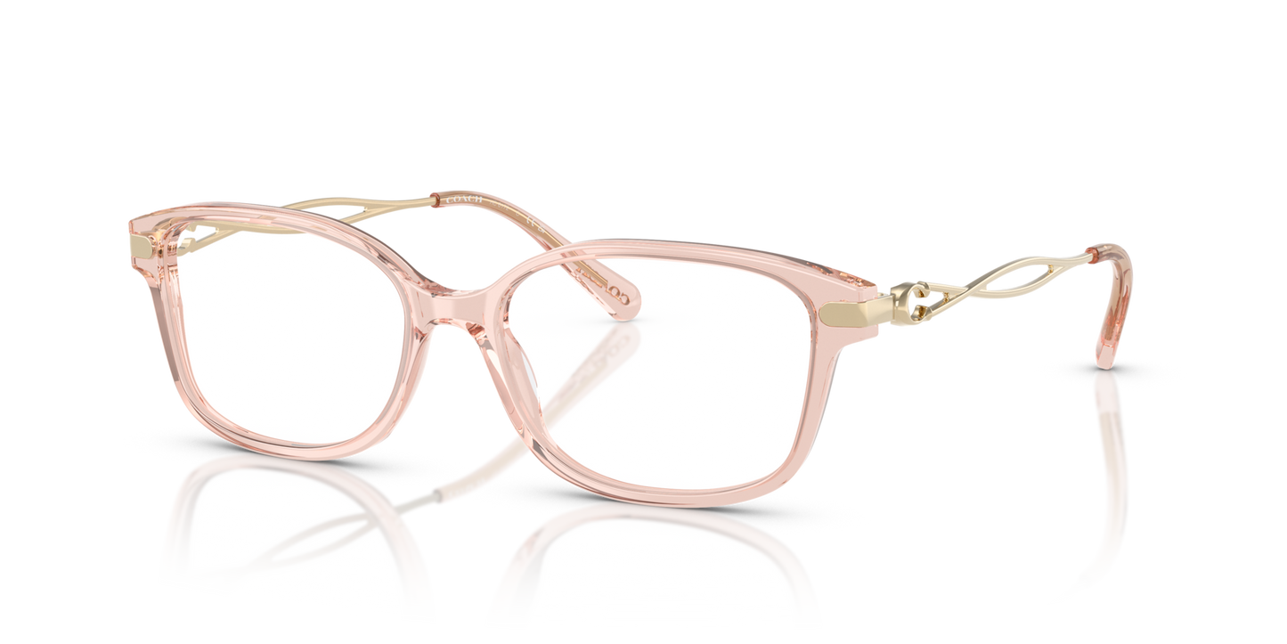 Coach HC6172 Rectangle Eyeglasses - Gradient Transparent Violet
