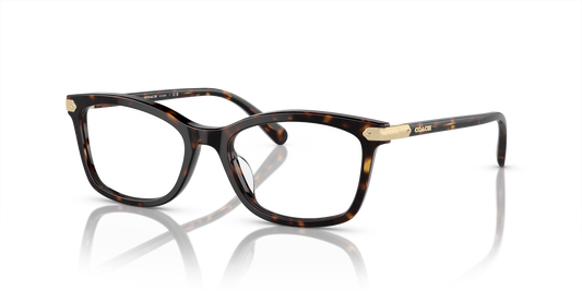 Coach HC6219U Rectangle Eyeglasses - Dark Tortoise