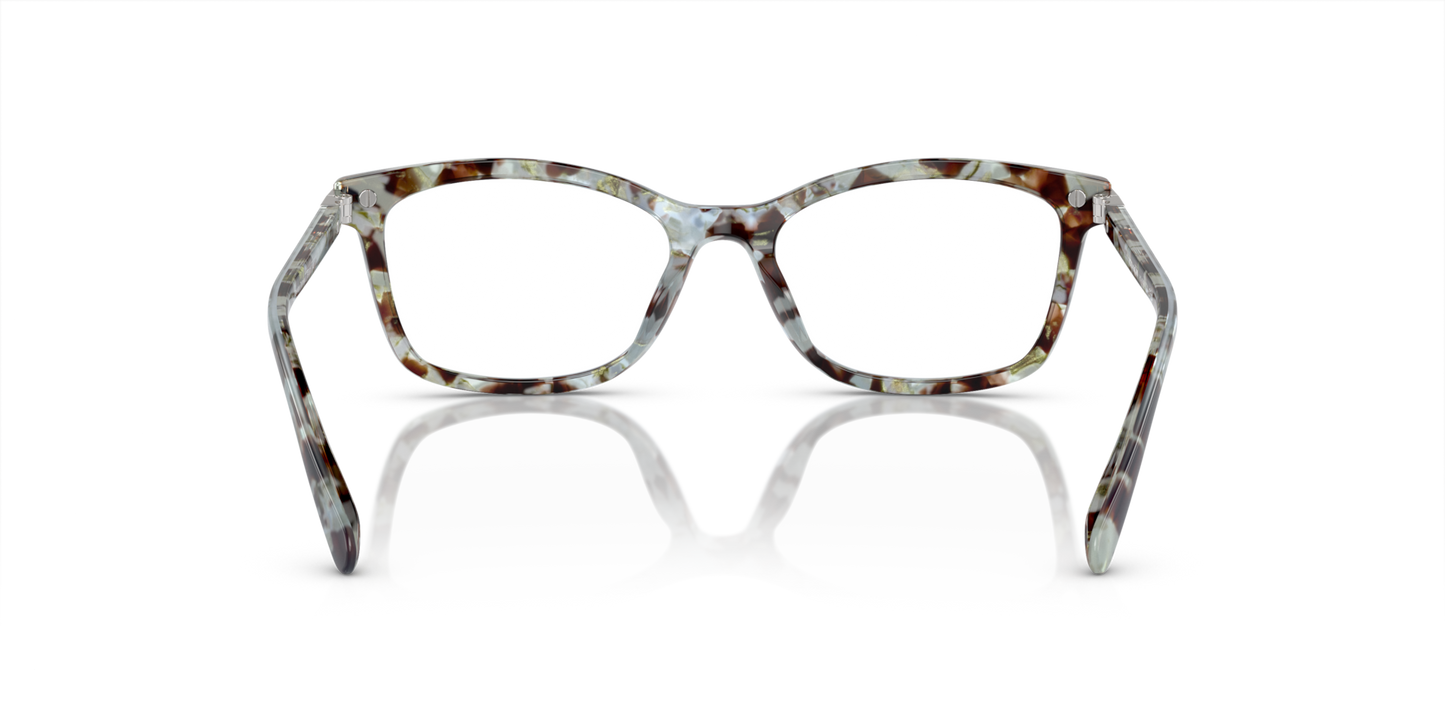 Coach HC6219U Rectangle Eyeglasses - Seaglass Tortoise