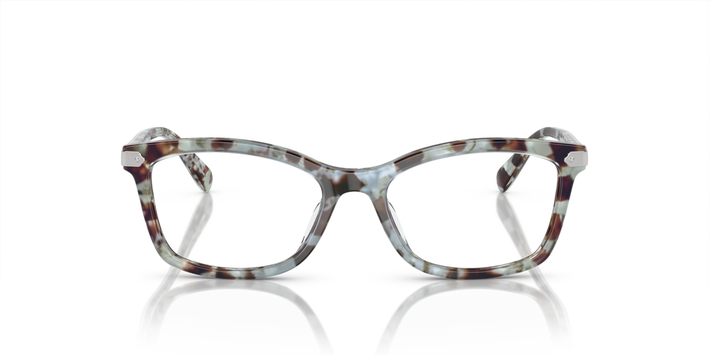 Coach HC6219U Rectangle Eyeglasses - Rose Pearl Tortoise