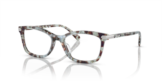 Coach HC6219U Rectangle Eyeglasses - Seaglass Tortoise