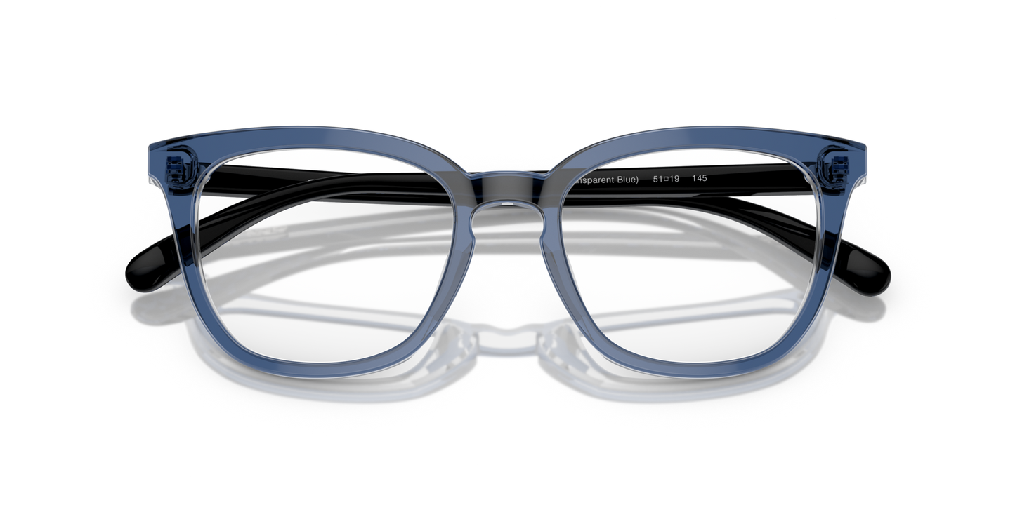 Coach HC6222U Square Eyeglasses - Transparent Blue