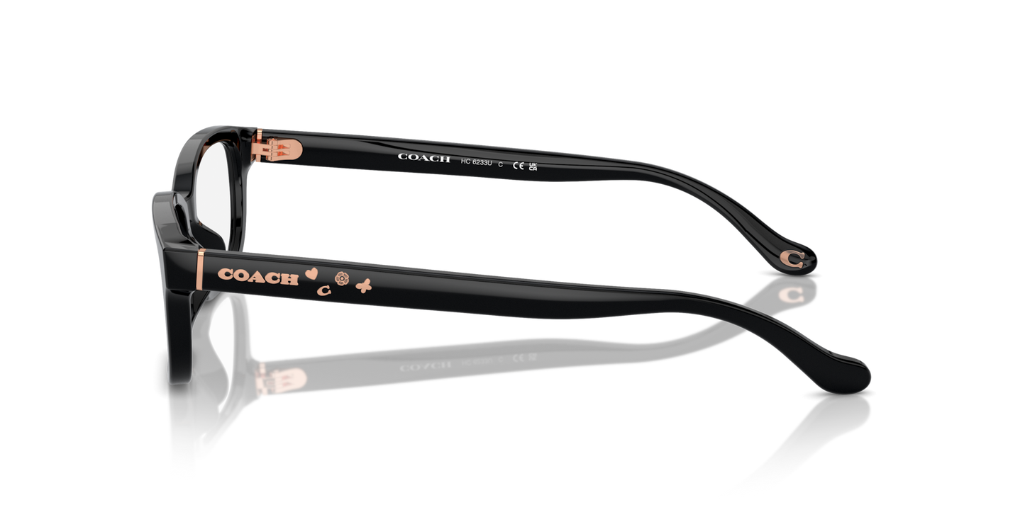 Coach HC6233U Rectangle Eyeglasses - Transparent Clear