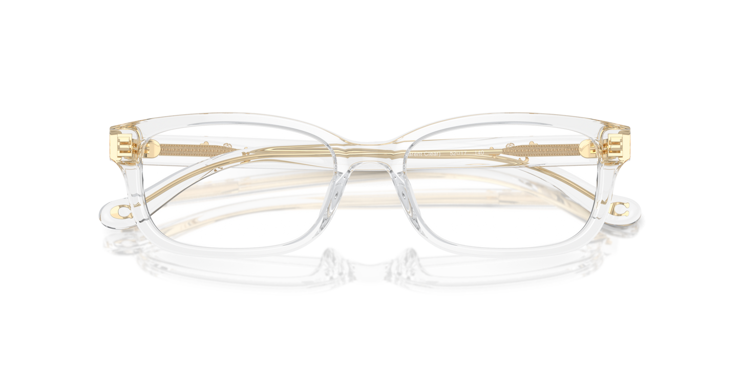 Coach HC6233U Rectangle Eyeglasses - Transparent Clear