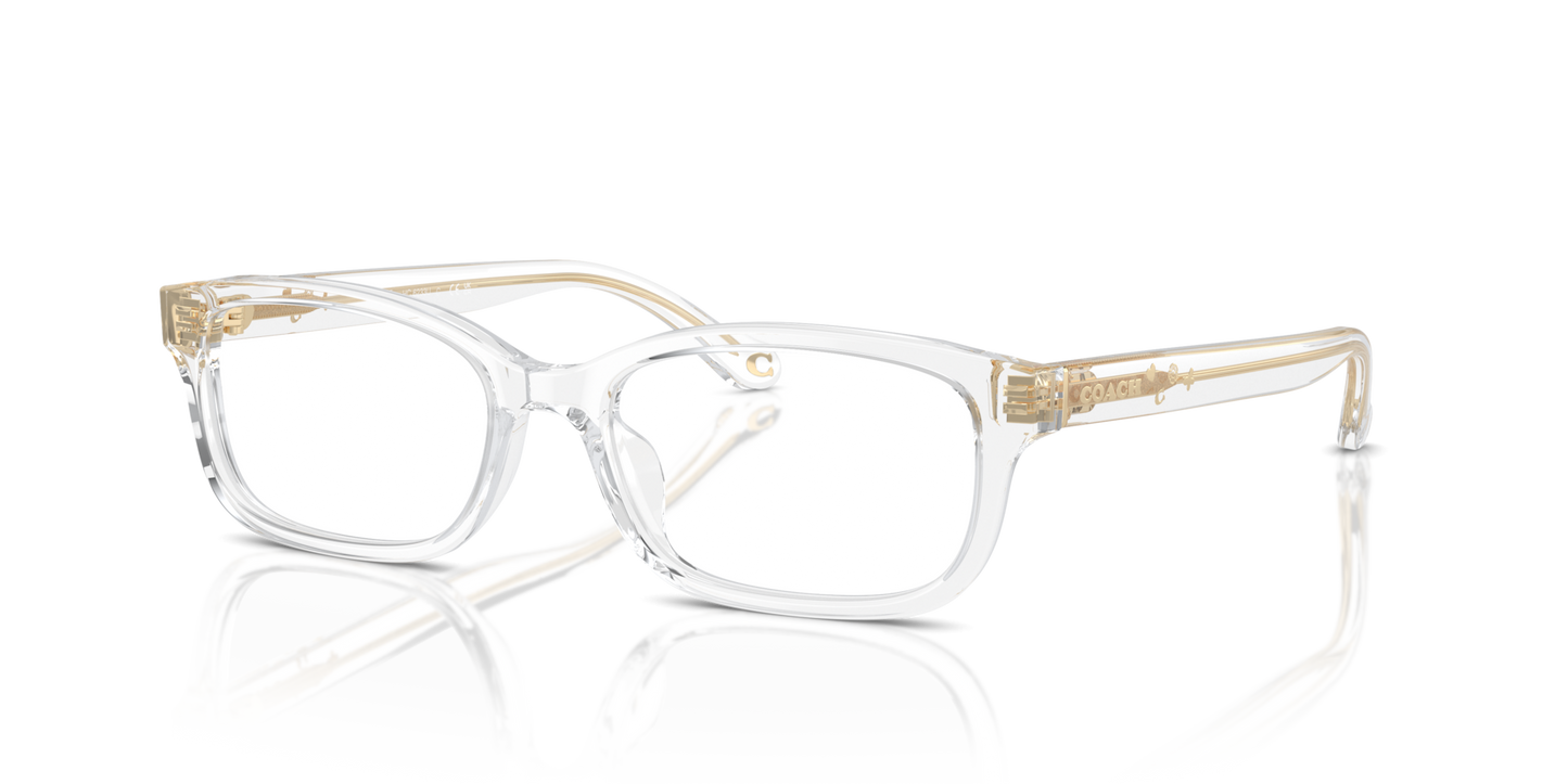 Coach HC6233U Rectangle Eyeglasses - Transparent Clear