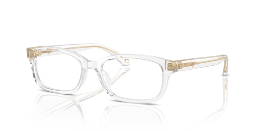 Coach HC6233U Rectangle Eyeglasses - Transparent Clear