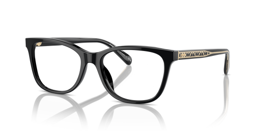 Coach HC6235U Square Eyeglasses - Black
