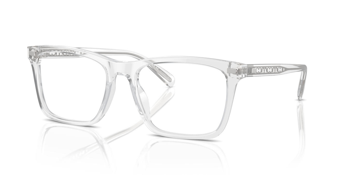 Coach HC6238U Square Eyeglasses - Transparent Pecan