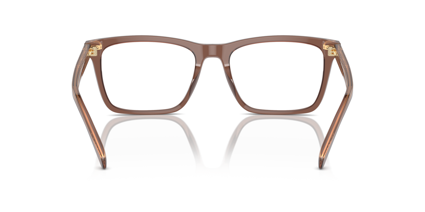 Coach HC6238U Square Eyeglasses - Transparent Pecan