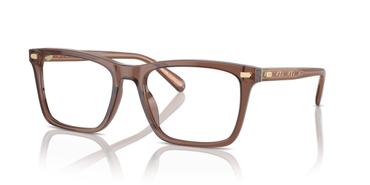 Coach HC6238U Square Eyeglasses - Transparent Pecan