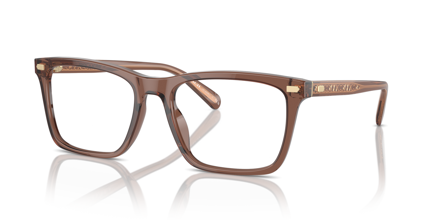 Coach HC6238U Square Eyeglasses - Transparent Clear