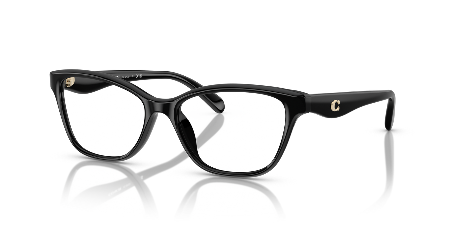 Coach HC6243U Pillow Eyeglasses - Transparent Burgundy