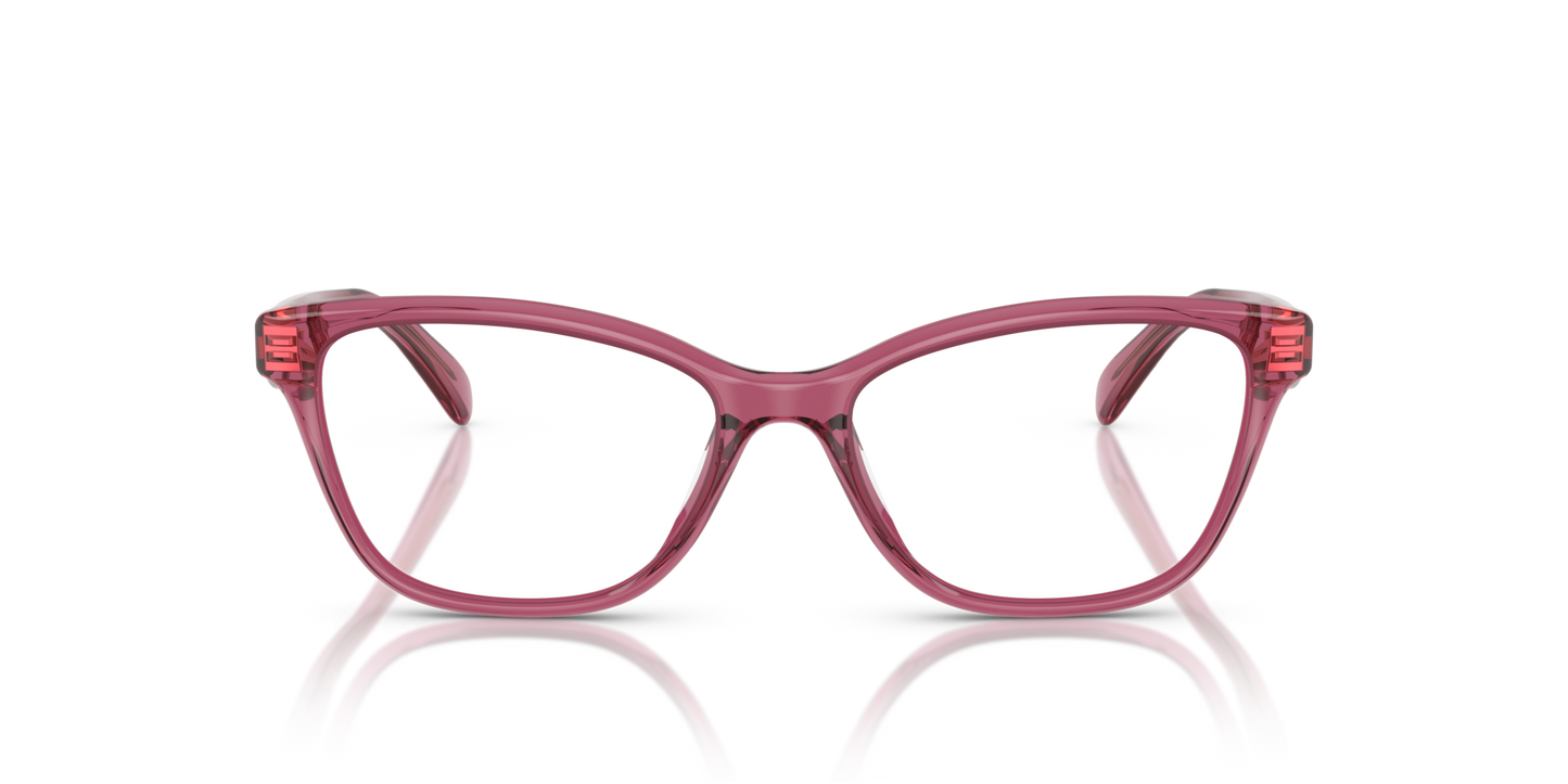 Coach HC6243U Pillow Eyeglasses - Transparent Burgundy