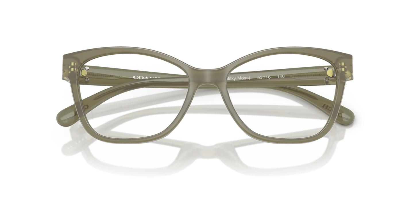 Coach HC6246U Butterfly Eyeglasses - Milky Moss