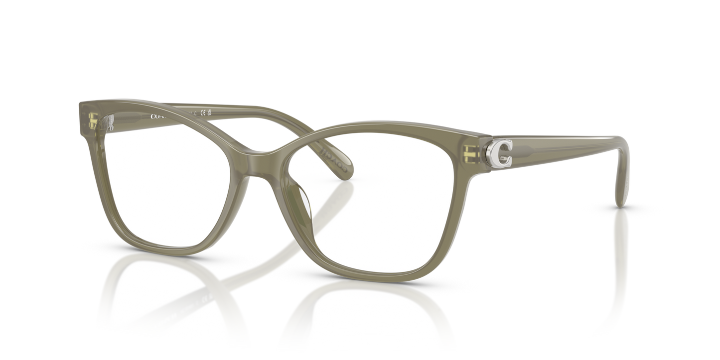 Coach HC6246U Butterfly Eyeglasses - Milky Moss