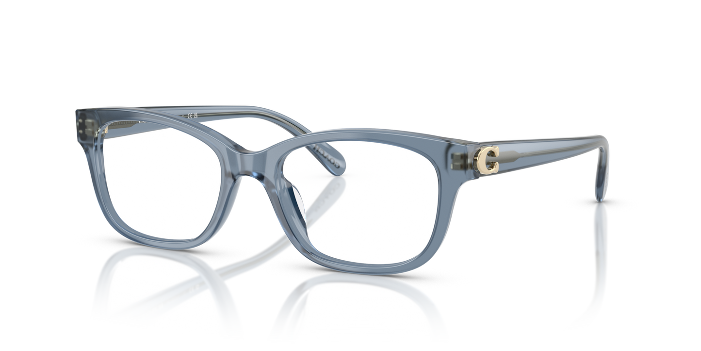 Coach HC6257U Square Eyeglasses - Milky Denim