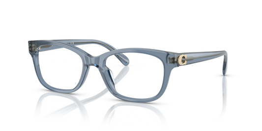 Coach HC6257U Square Eyeglasses - Milky Denim