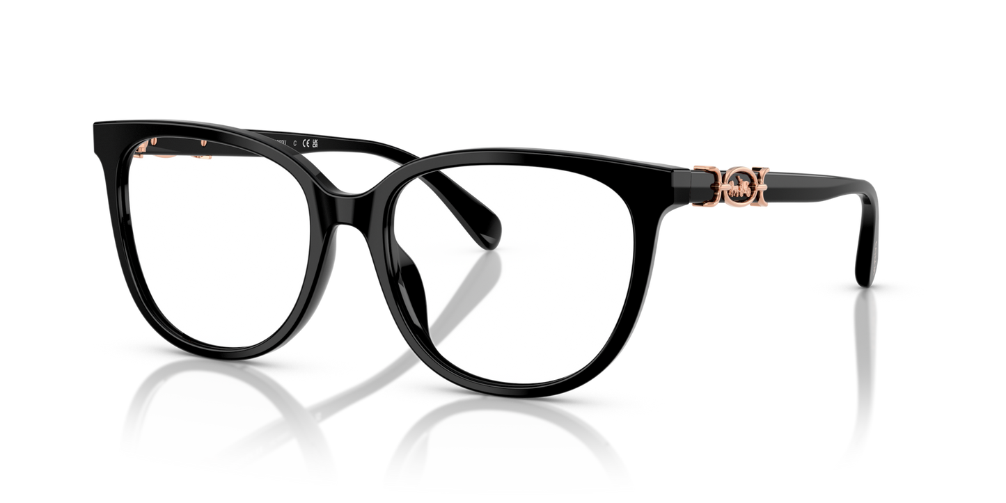 Coach HC6260U Square Eyeglasses - Peach Tortoise