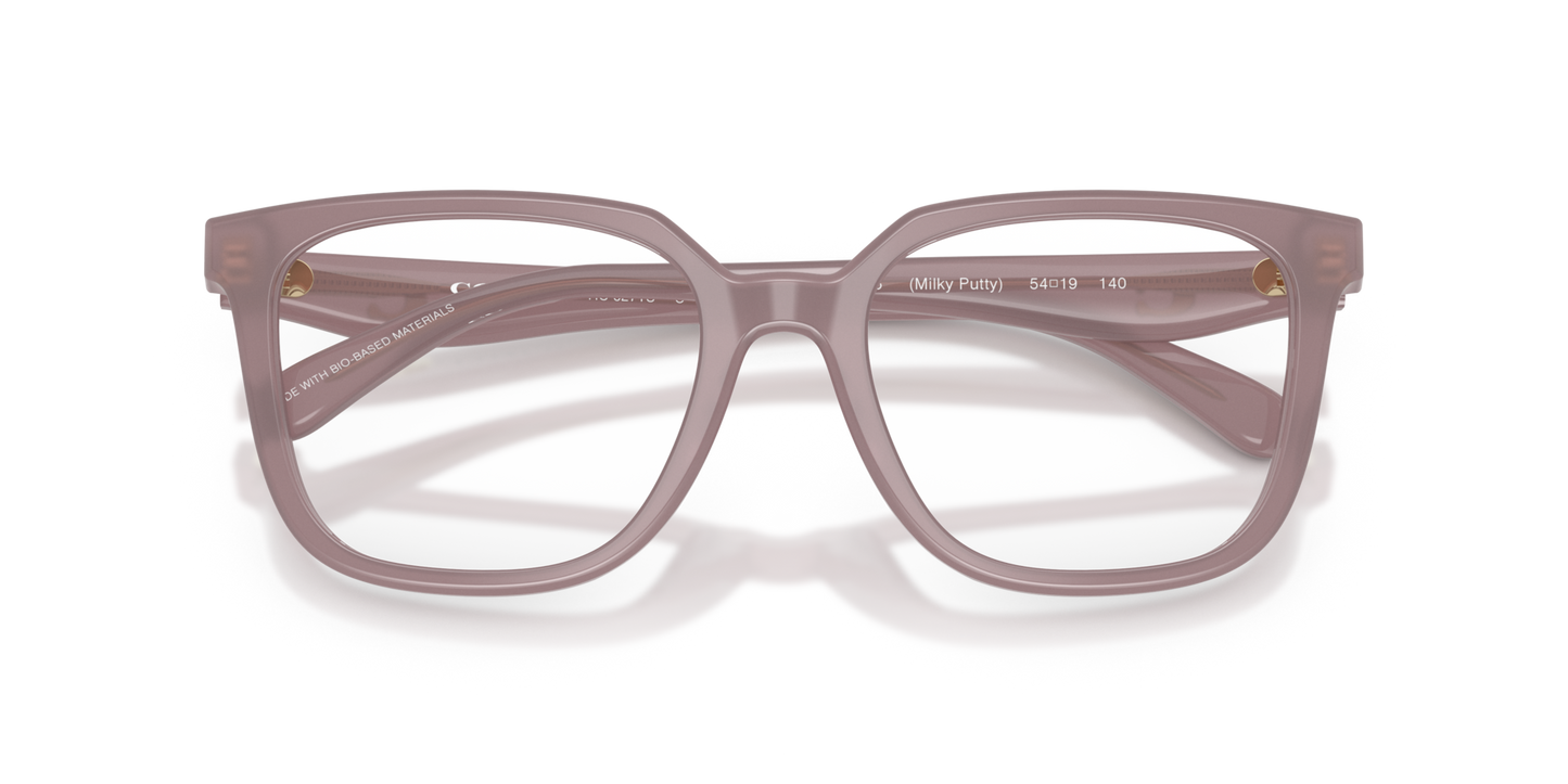 Coach HC6271U Square Eyeglasses - Milky Dove