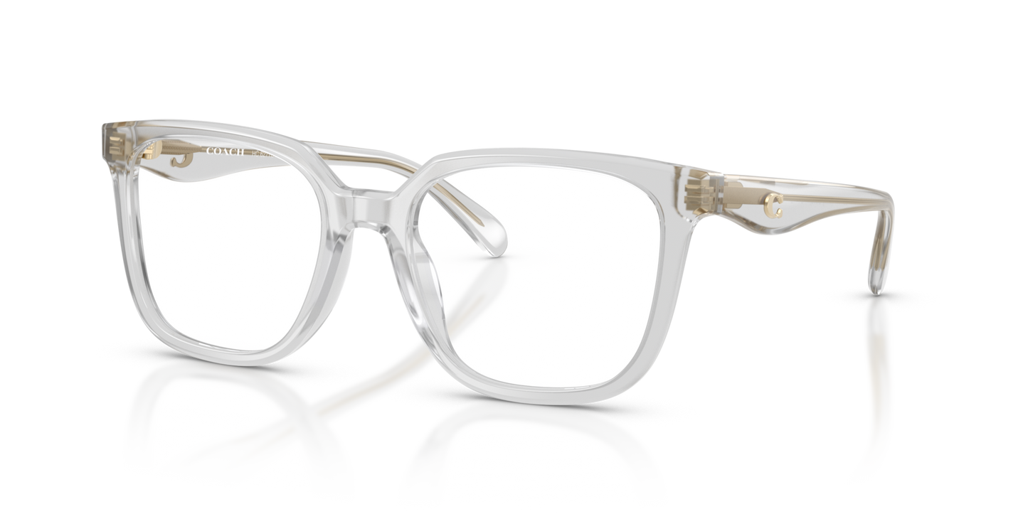 Coach HC6271U Square Eyeglasses - Milky Putty