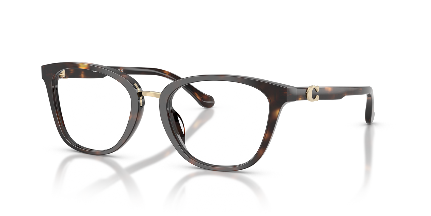Coach HC6272U Square Eyeglasses - Dark Tortoise