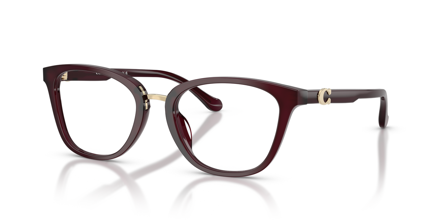 Coach HC6272U Square Eyeglasses - Milky Merlot
