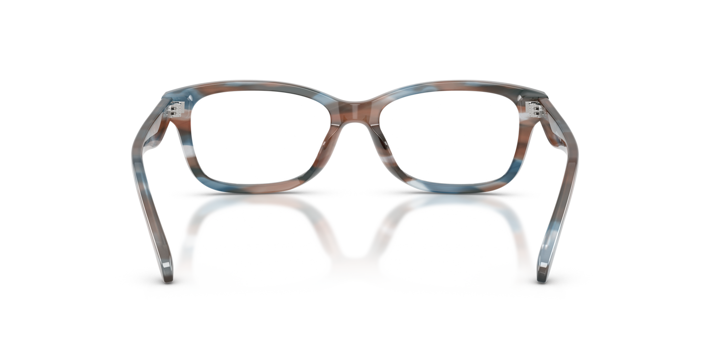 Coach HC6275U Rectangle Eyeglasses - Striated Redwood Maple