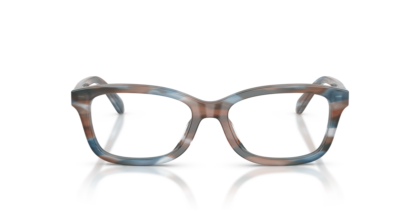 Coach HC6275U Rectangle Eyeglasses - Striated Redwood Maple