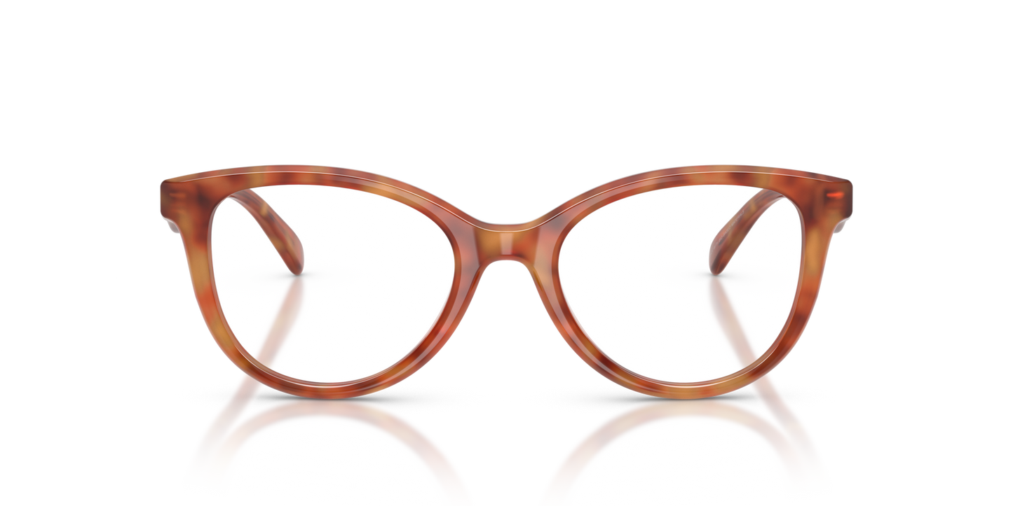 Coach HC6284U Round Eyeglasses - Milky Grey