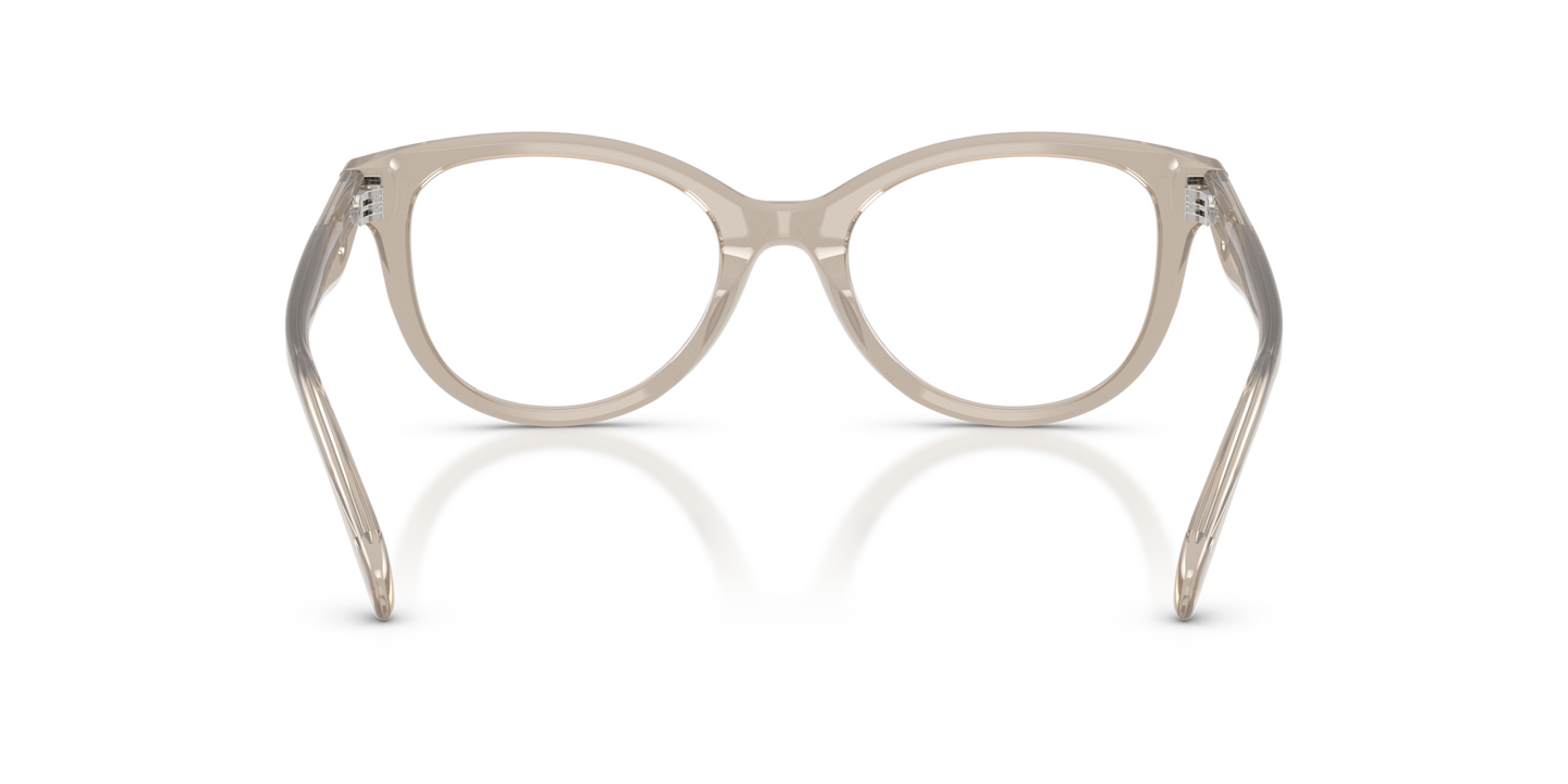 Coach HC6284U Round Eyeglasses - Milky Grey
