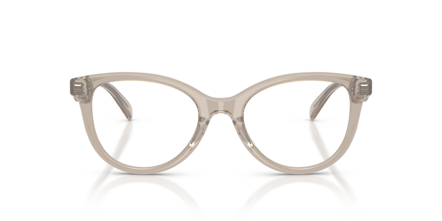 Coach HC6284U Round Eyeglasses - Milky Grey