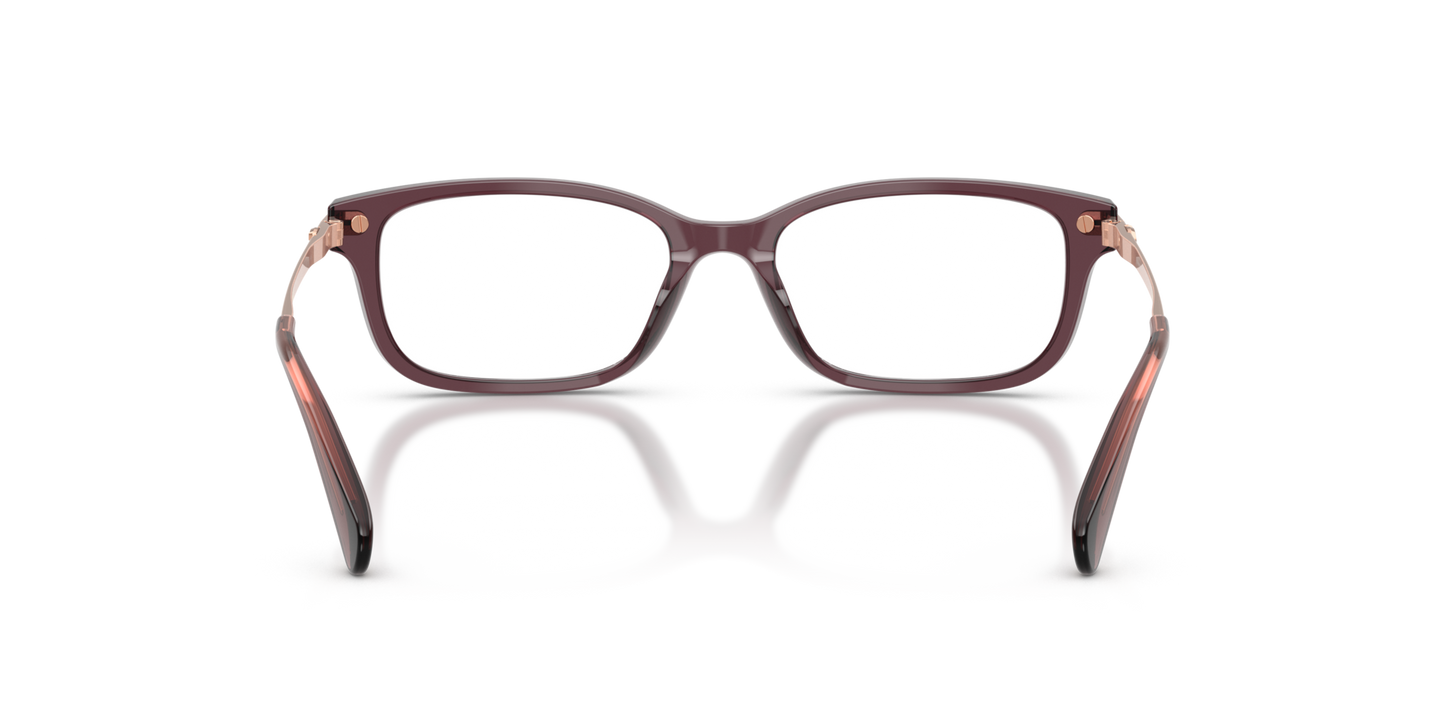 Coach HC6287U Rectangle Eyeglasses - Transparent Iris